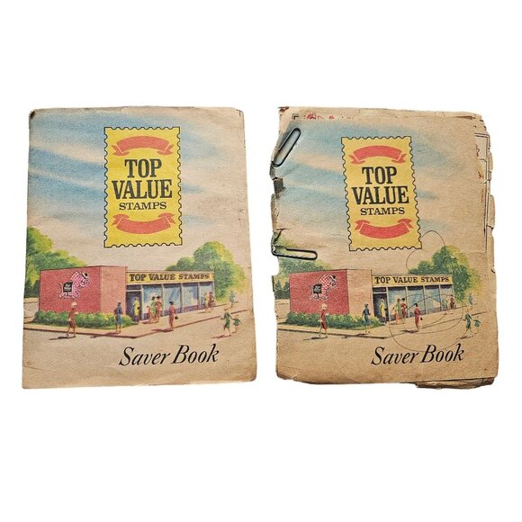 S&H Green Top Value Stamp Books Certificates Collection Vintage Saver Book Weis - Picture 2 of 10
